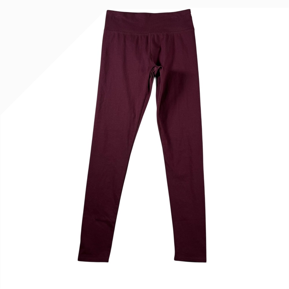 Aerie Leggings Chill Play Move‎ Burgundy Athleisure Women Size Medium
